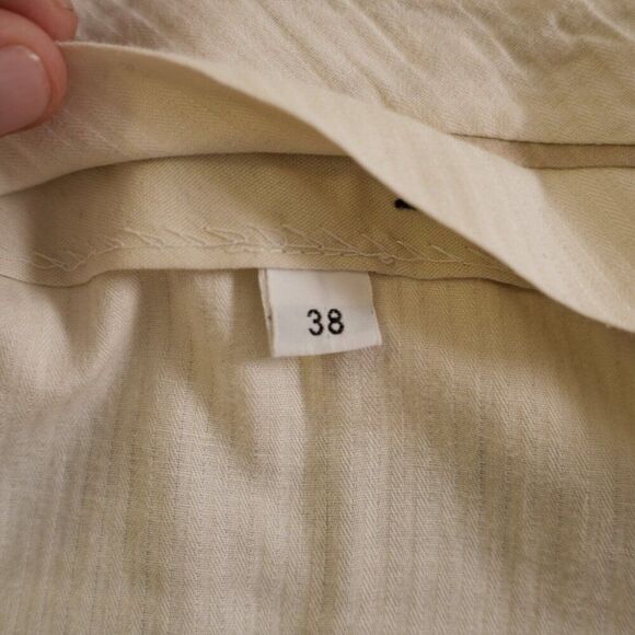 Hart Schaffner Marx Wool Charcoal‎ Gray Pleated Cuff High Rise Dress Pants 39/31 - Picture 6 of 7